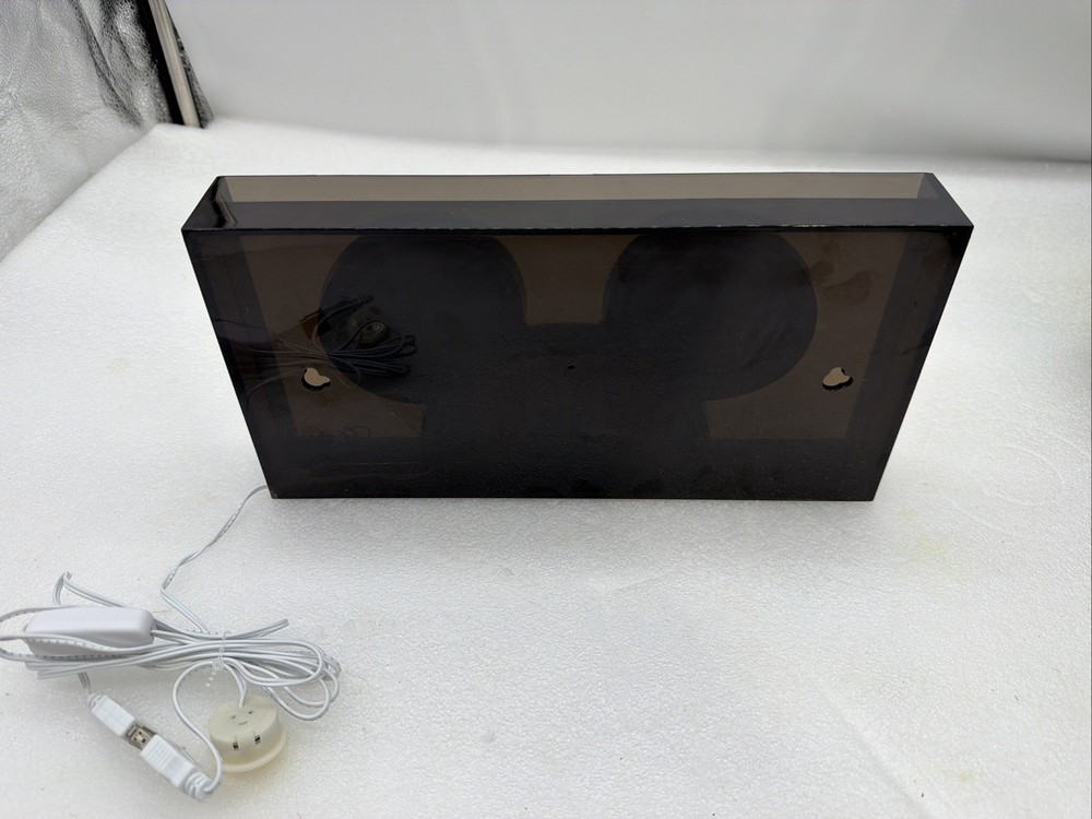 Mickey Mouse LED Neon Light Disney Junior USB Powered Translucent Box EUC!
