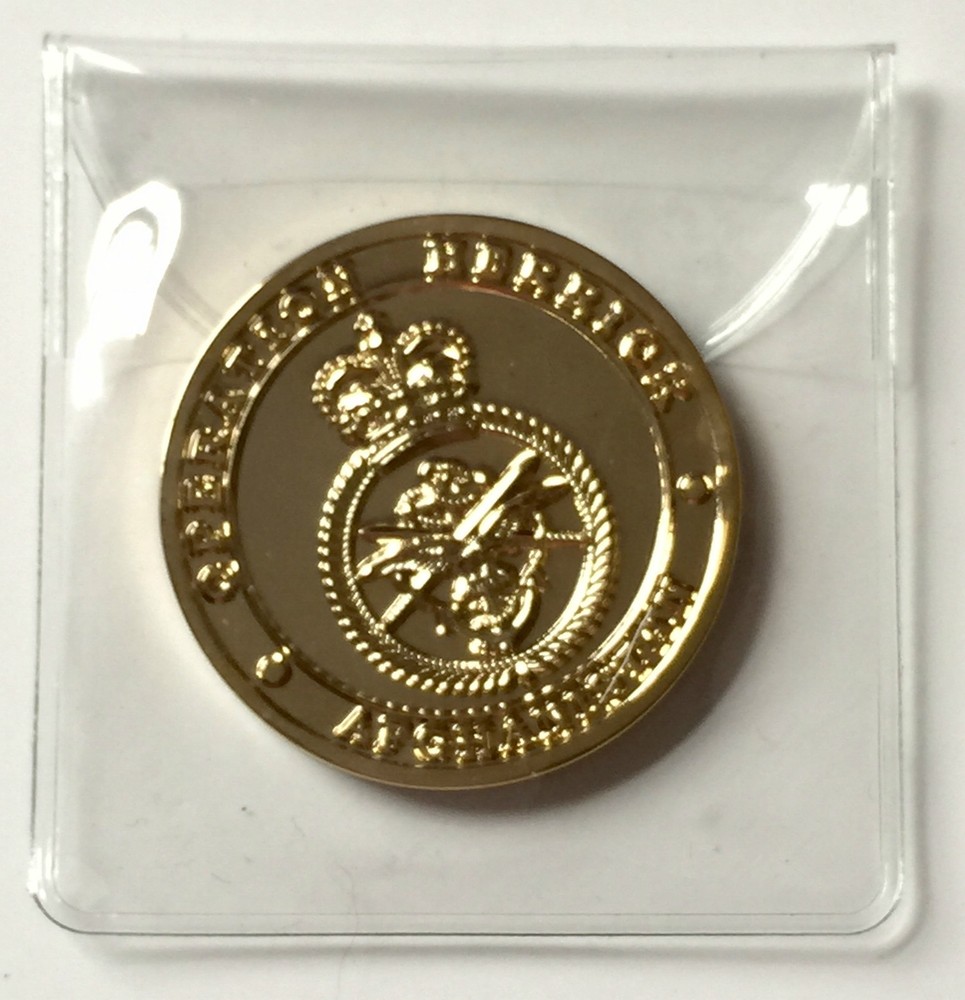 Operation Herrick Afghanistan Collectable Solid Coin *Once Only Special Offer*