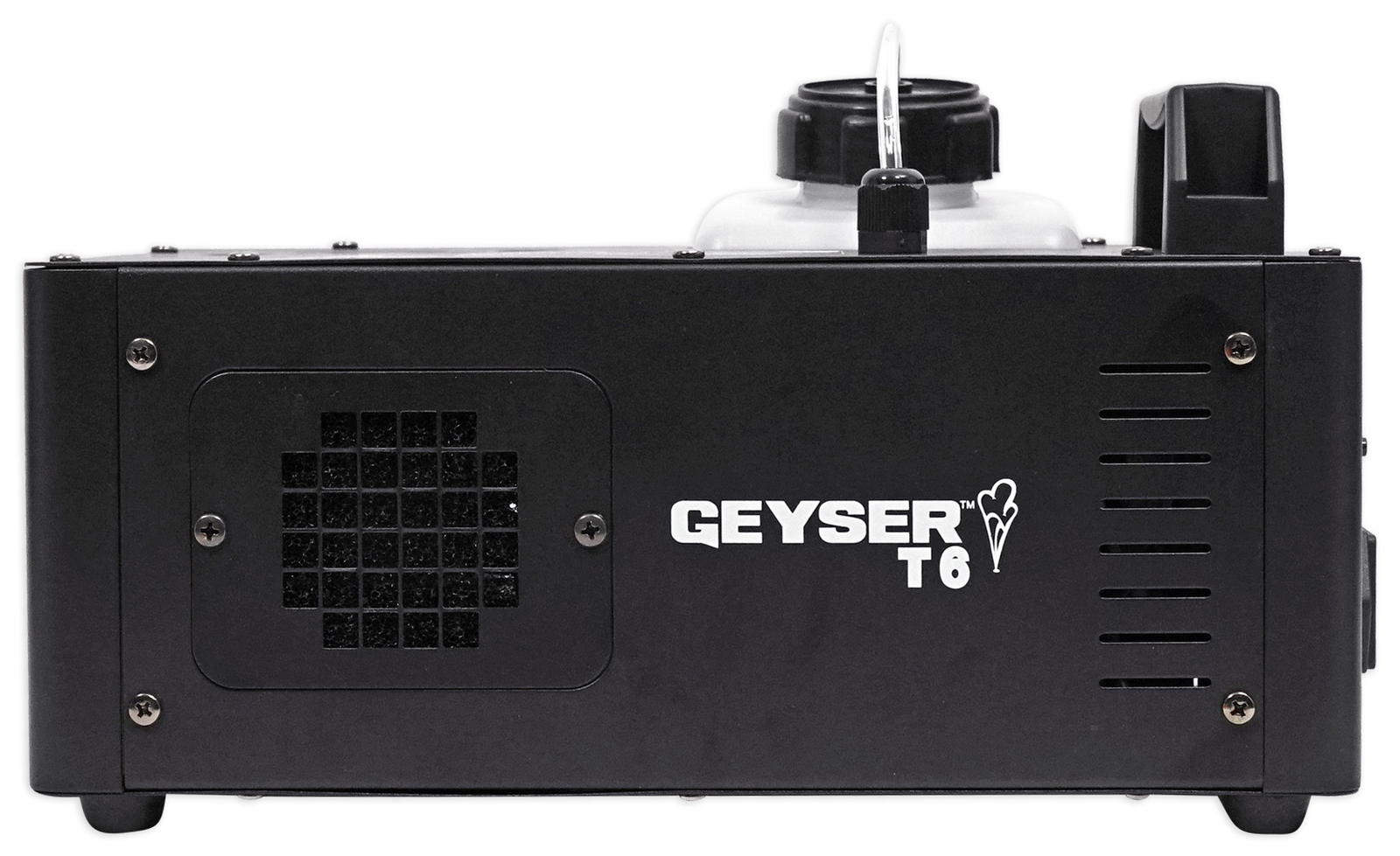 Chauvet DJ Geyser T6 Fog Machine Fogger, LED RGB Pyrotechnic Light Effect+Remote