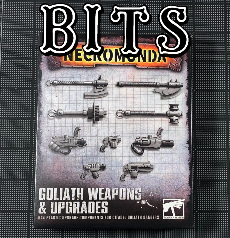GOLIATH WEAPONS AND UPGRADES KIT NECROMUNDA UNDERHIVE BITZ 40K