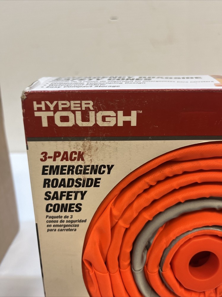 Collapsible Reflective Emergency Safety Cone, Traffic Cone, 3 Pack,