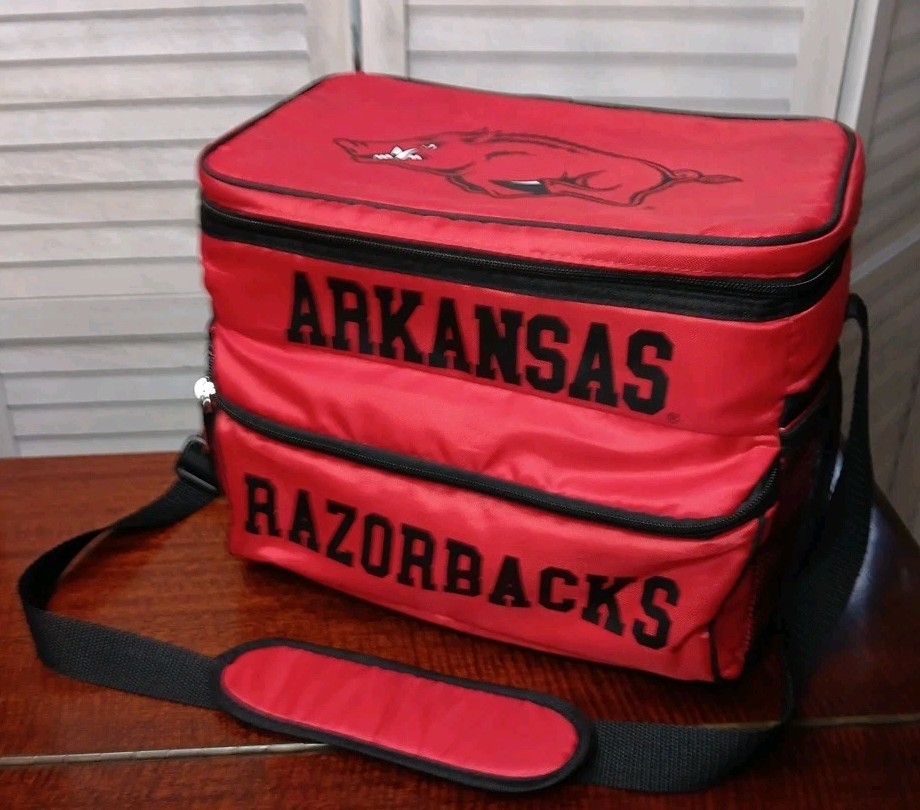 Arkansas Razorbacks Olivet Drink Cooler - Removable Plastic Insert NCAA