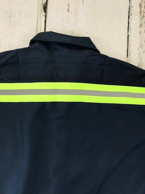 NEW High Visibility (Hi Vis) Enhanced Reflective Safety Work Uniform Shirts