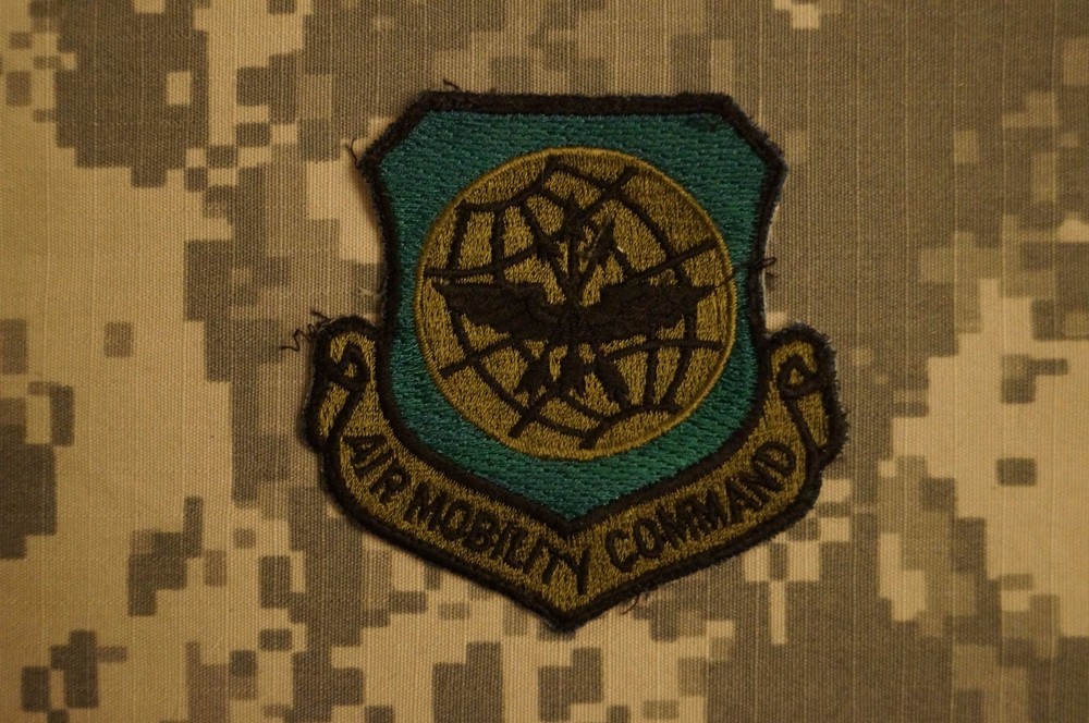 Authentic RARE US Air Force Air Mobility Command Sew On Military Patch