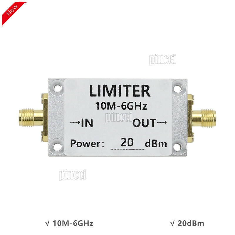PIN Diode RF Limiter with CNC Shell Compact Size 10M-6GHz Power 20dBm