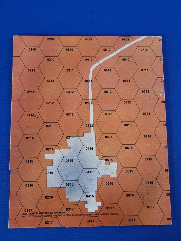 Battletech City Ruins Map - FASA