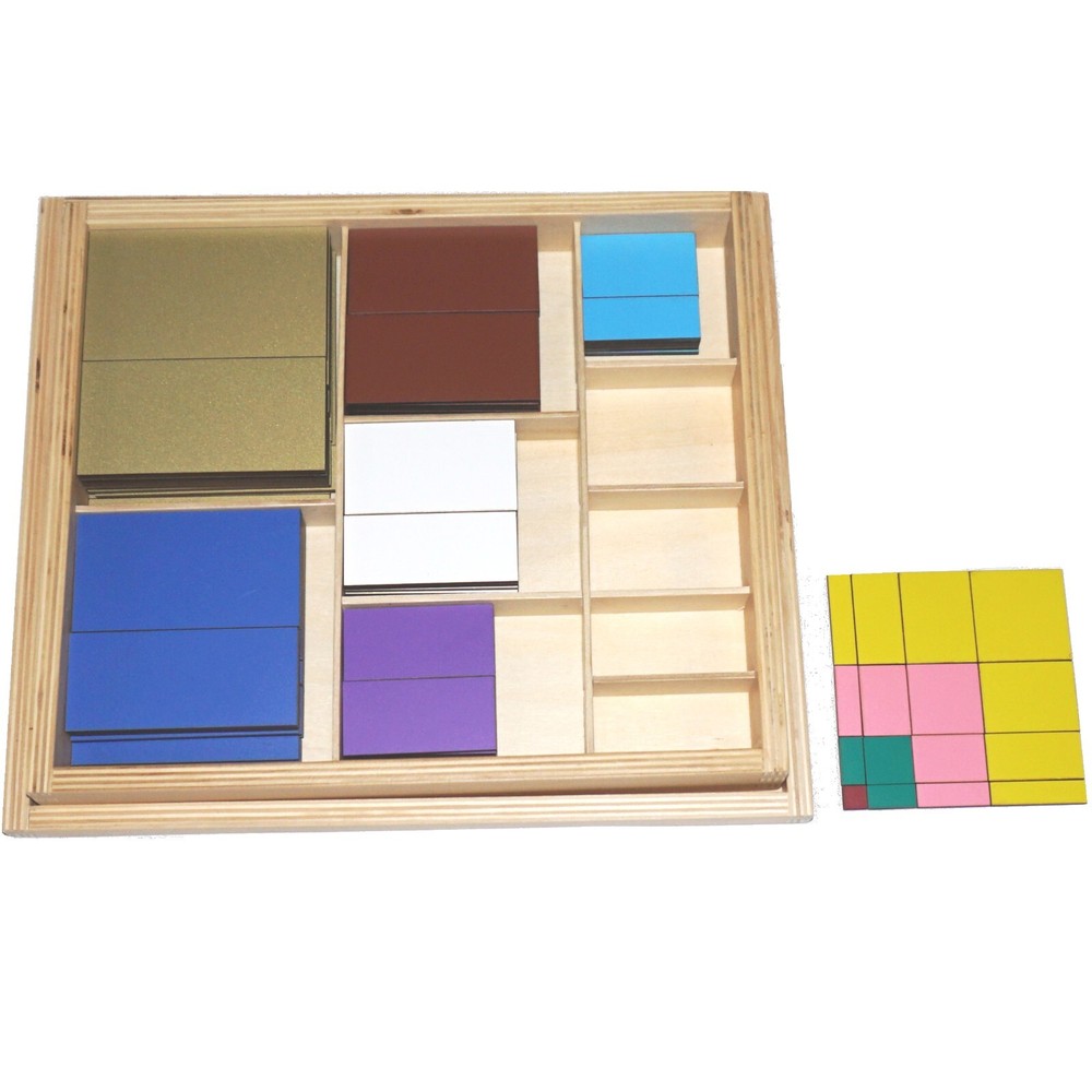 Table of Pythagoras (Decanomial Squares) - MONTESSORI MATH MATERIALS