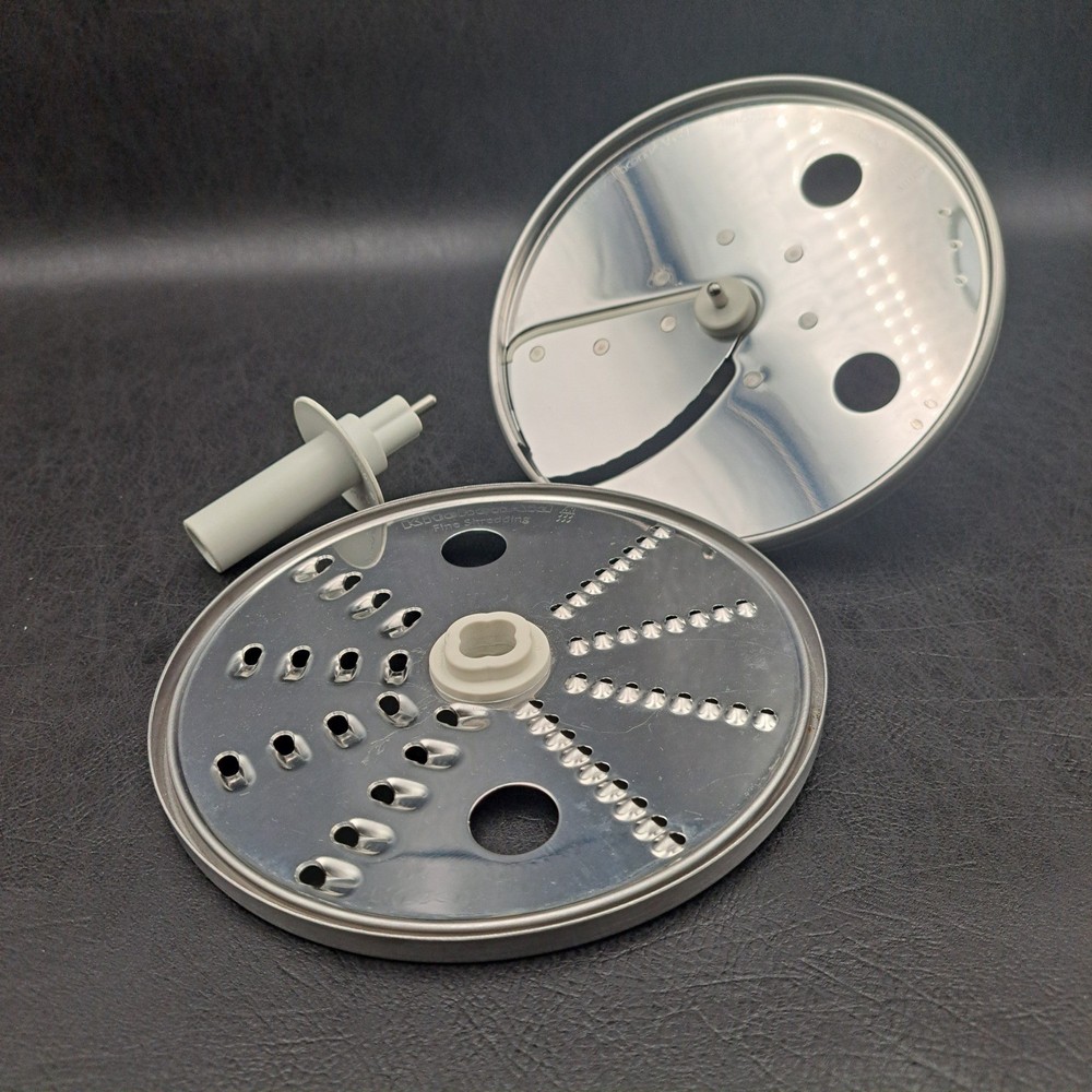 KitchenAid Food Processor Disc Set Fine Medium Shredding Adjustable Slicing 3pc