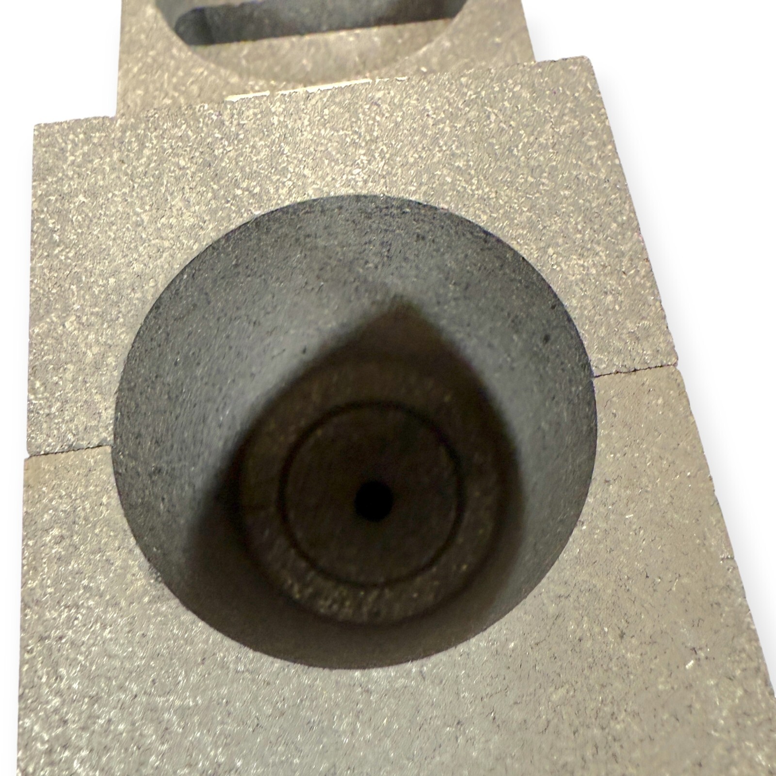 Erico Cadweld HSC2Q Graphite Mold 4/0 Concentric to Steel Pipe Flat Surface 115