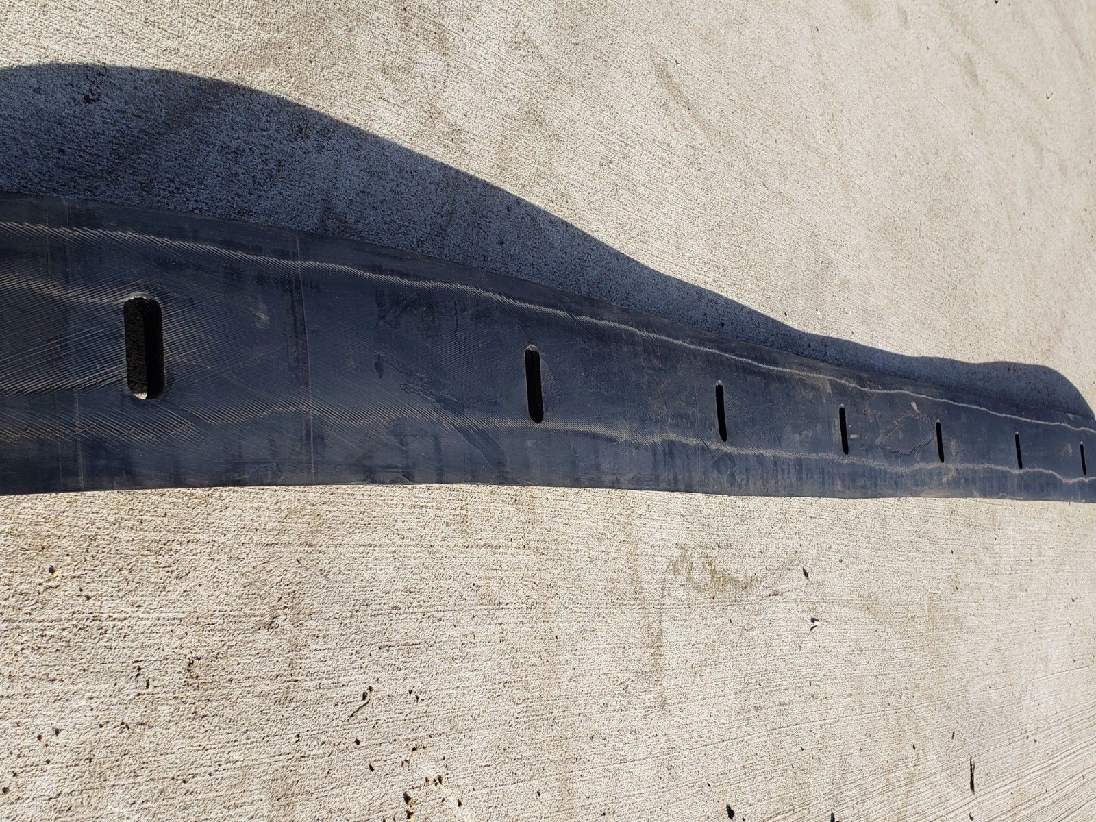 1 X 6" RUBBER EDGE FOR 8FT SNOW PUSHER RUBBER, SNOW PLOW, PROTECH - 91.75"