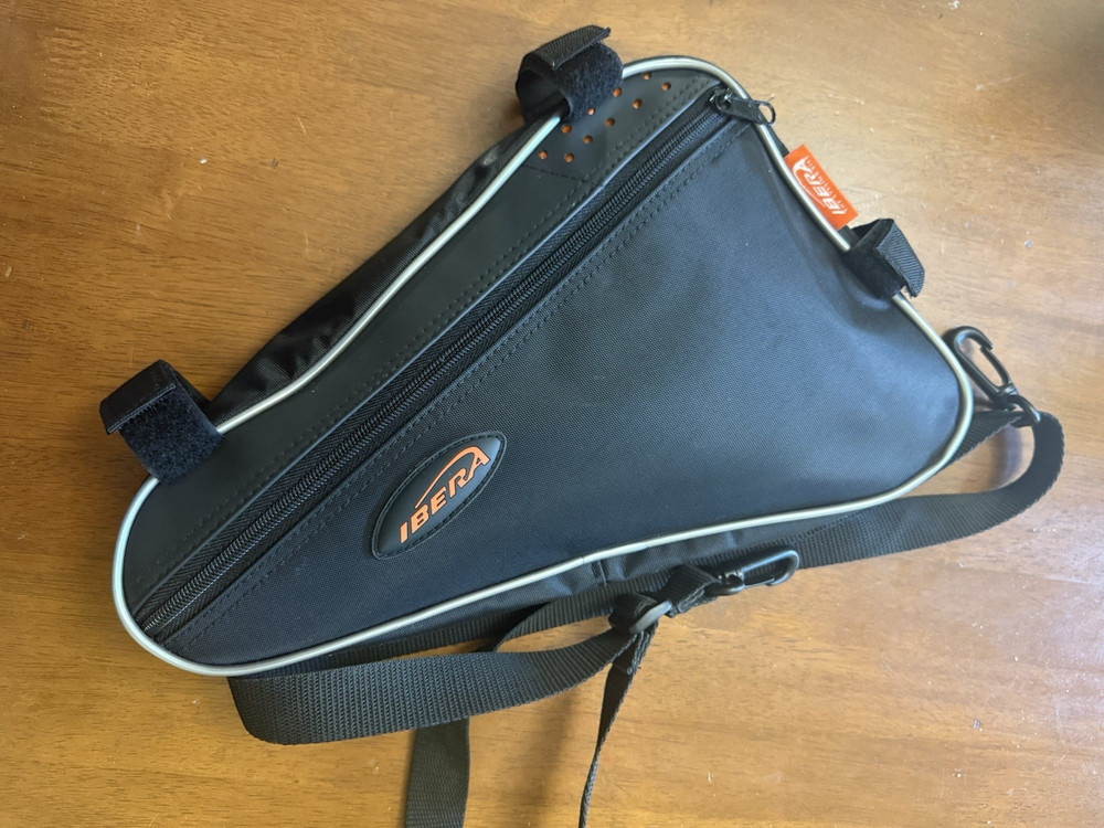 Ibera Bike Frame Saddle Bag Triangle Water-Resistant