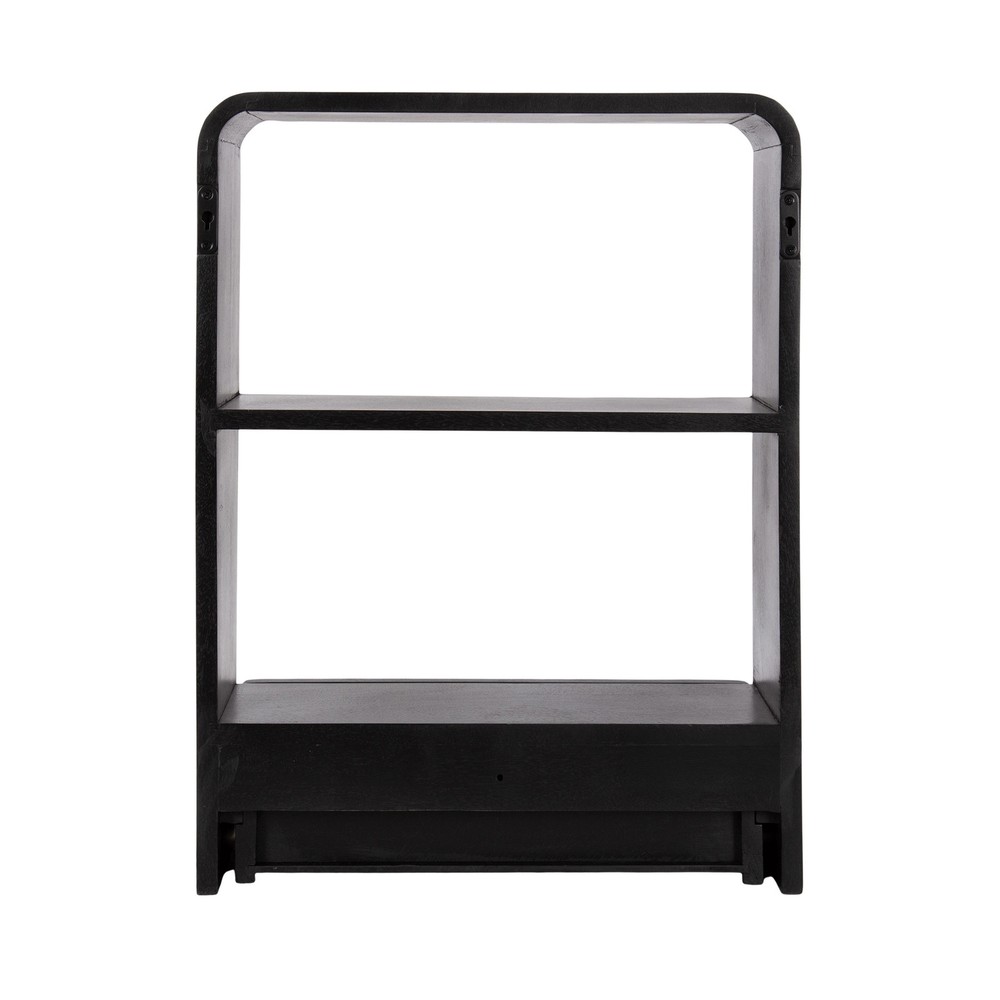 Kate and Laurel Kato Wall Shelf with Drawer