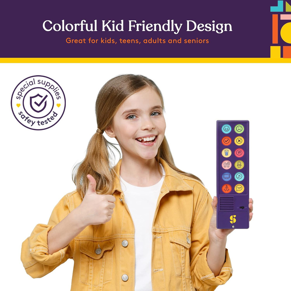 AAC Communication Device for Speech Therapy, Talker Buddy Communication Device f