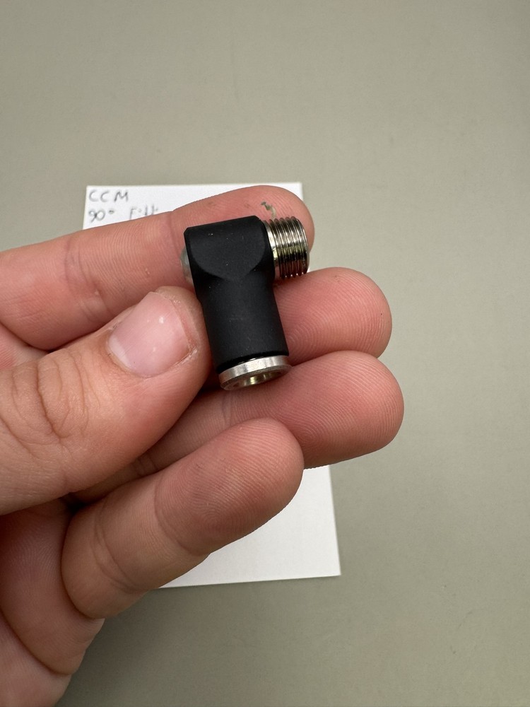 CCM 90 Degree Fitting Matte Black