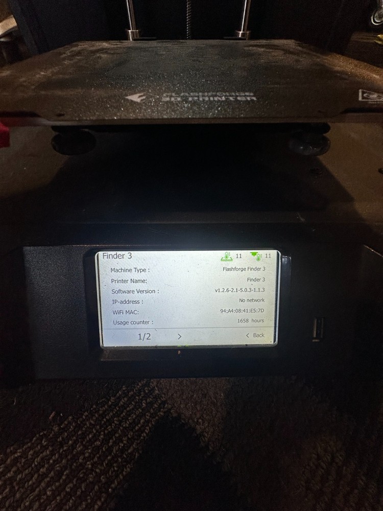 Flashforge 3d Printer (Good condition works great)