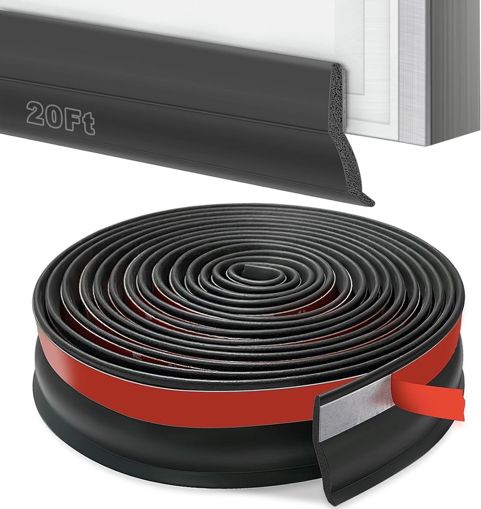 Universal Garage Door Threshold Seals Bottom Rubber Replacement, weatherproofing