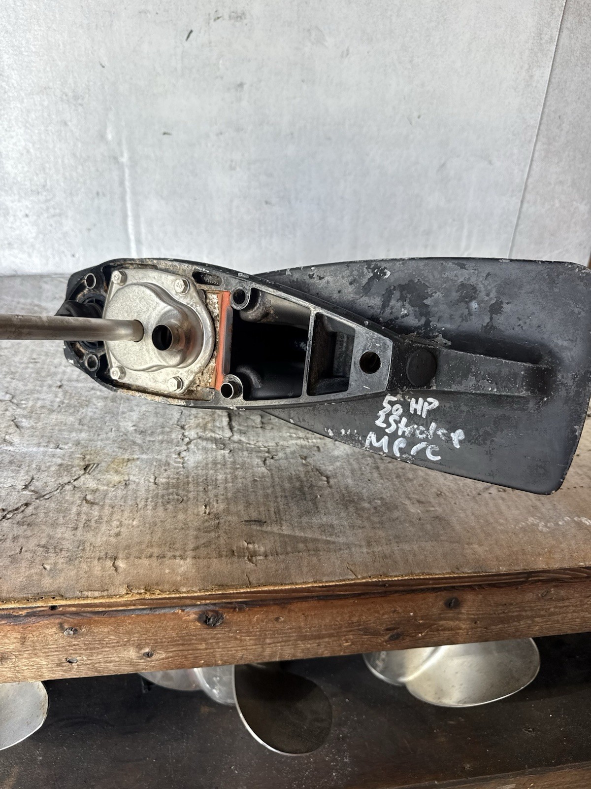 Used 20" Mercury 30-40-50 -hp 2 Stroke Outboard Motor Lower Unit 30hp 40hp 50hp