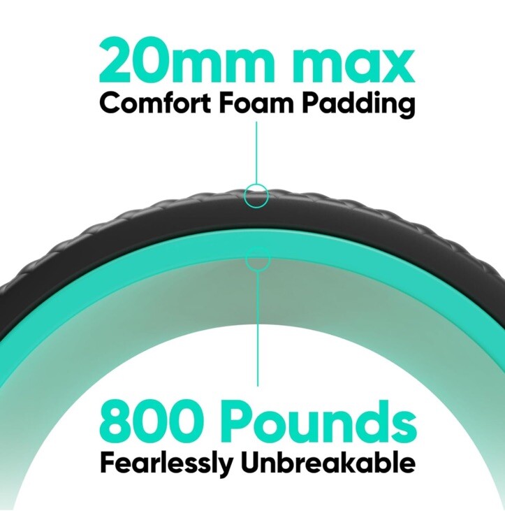 FitBeast Back Roller - 9" Blue