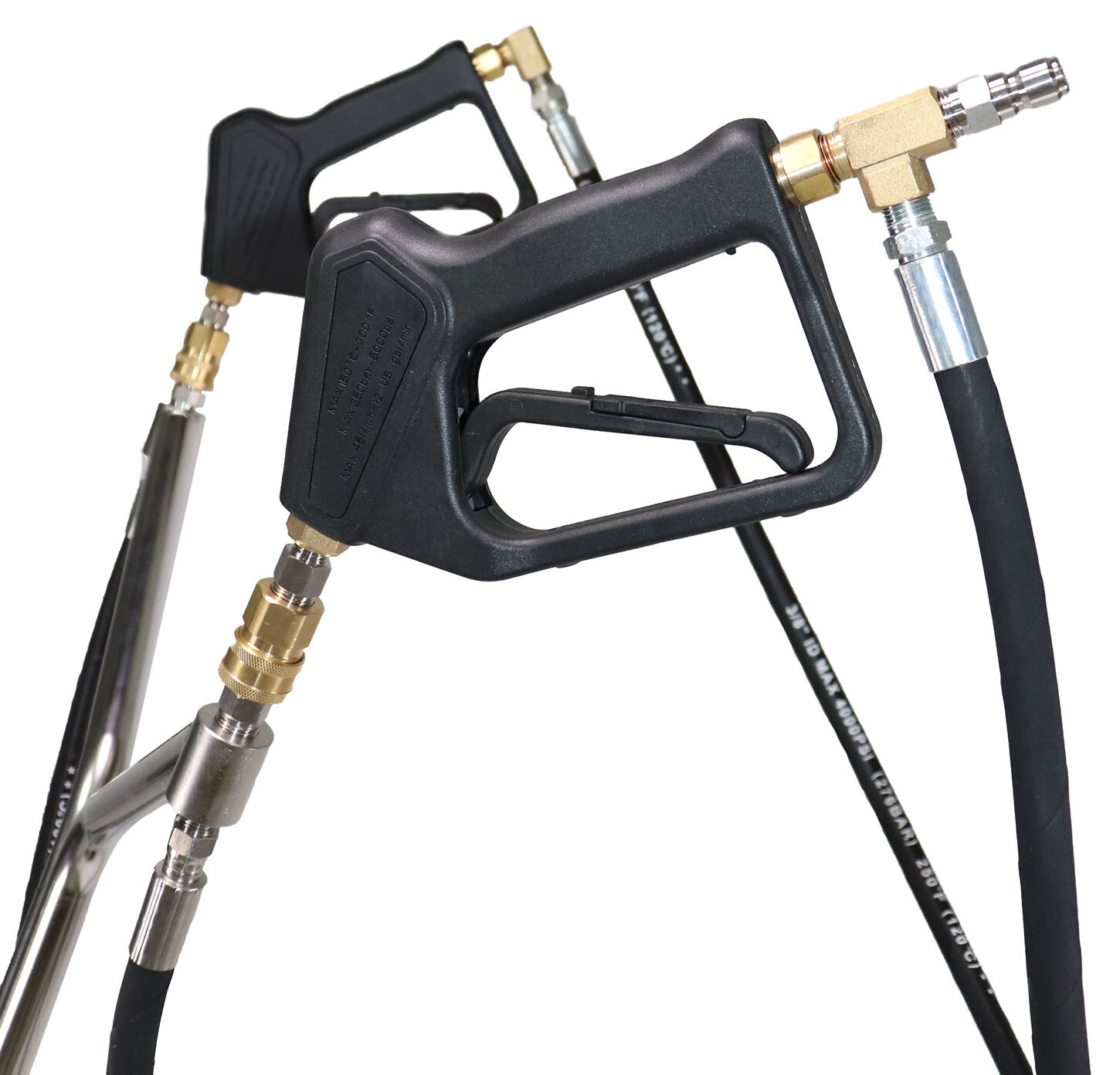 20" Polypropylene Surface Cleaner with 4 Nozzle Spray Bar for Pressure Washer