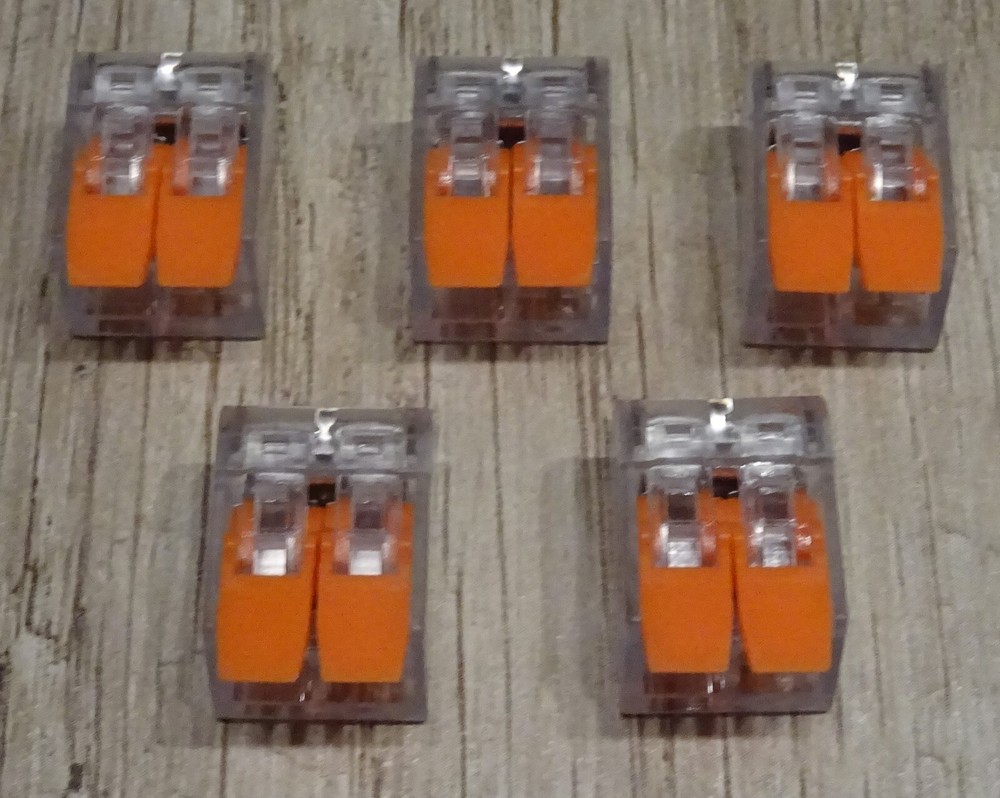 Lever Wire Connectors, Compact Connecting Terminals 5 Pack