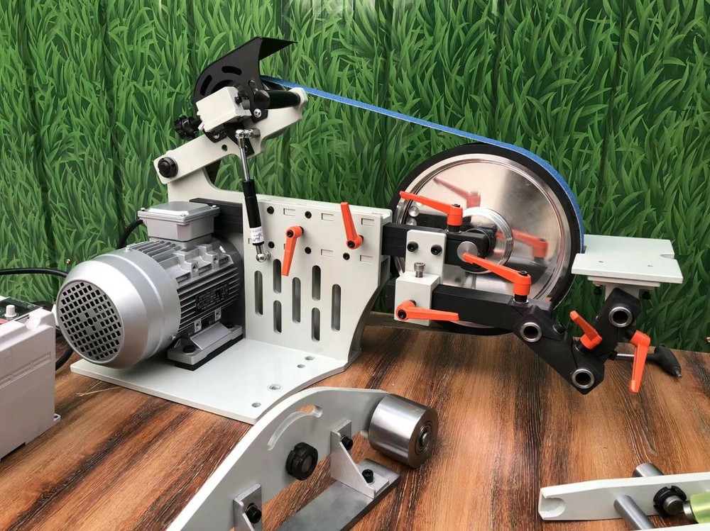 72"*2" Variable Speed Industry Belt Sander Grinding Machine Polish Machine 220V