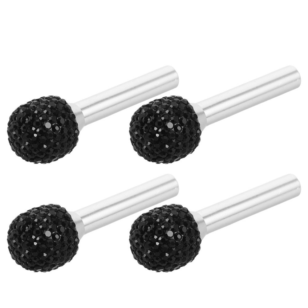 4 Pcs -encrusted Door Handle Car Lock Knobs Pull Pin Automobile Covers