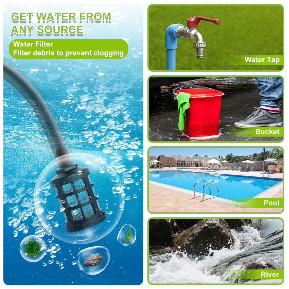 Cordless High Pressure Car Washer Portable Wash Cleaner Machine Water Gun 21V