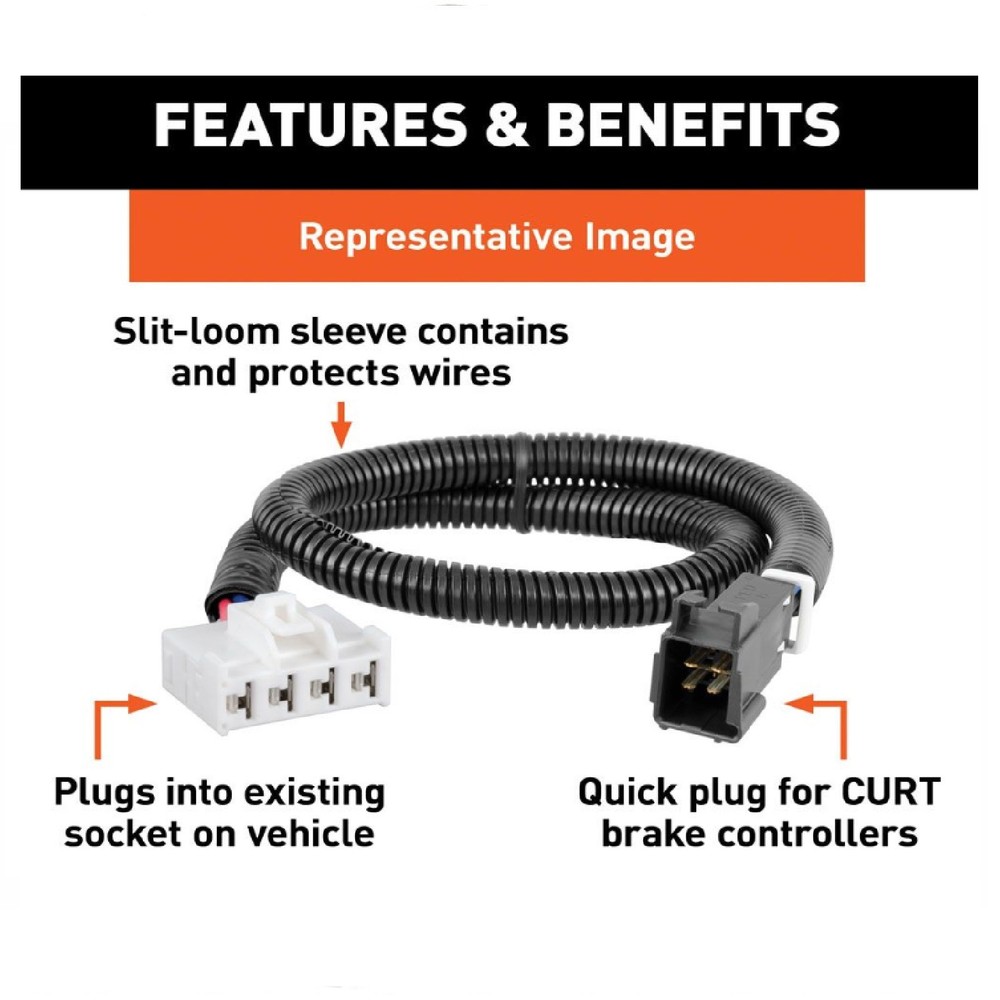 Curt 51432 Brake Control Adapter Harness