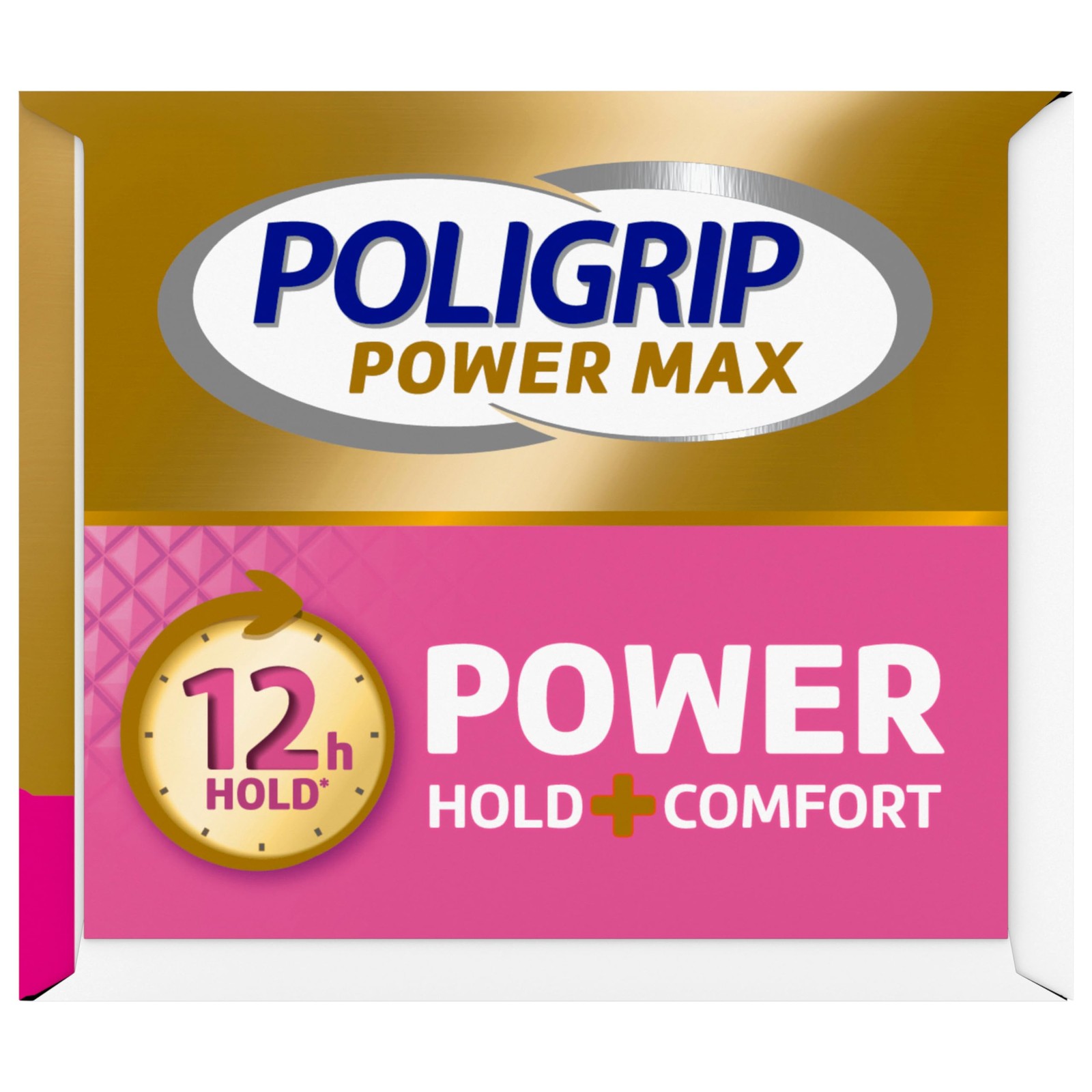 Poligrip Denture Adhesive Power Max Hold Plus Comfort Denture Adhesive Cream ...