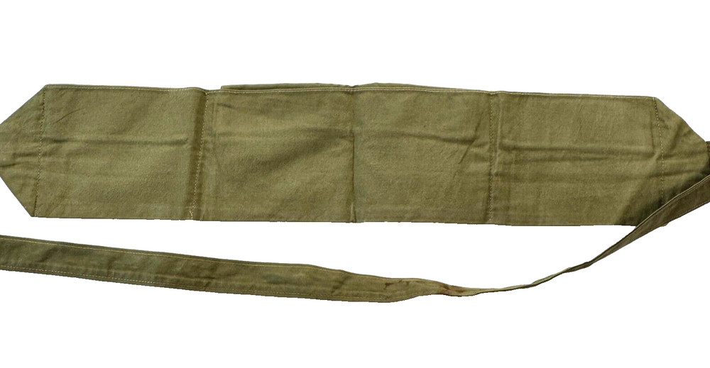 Schaffer Secret Service Belt vintage size medium olive green fabric American