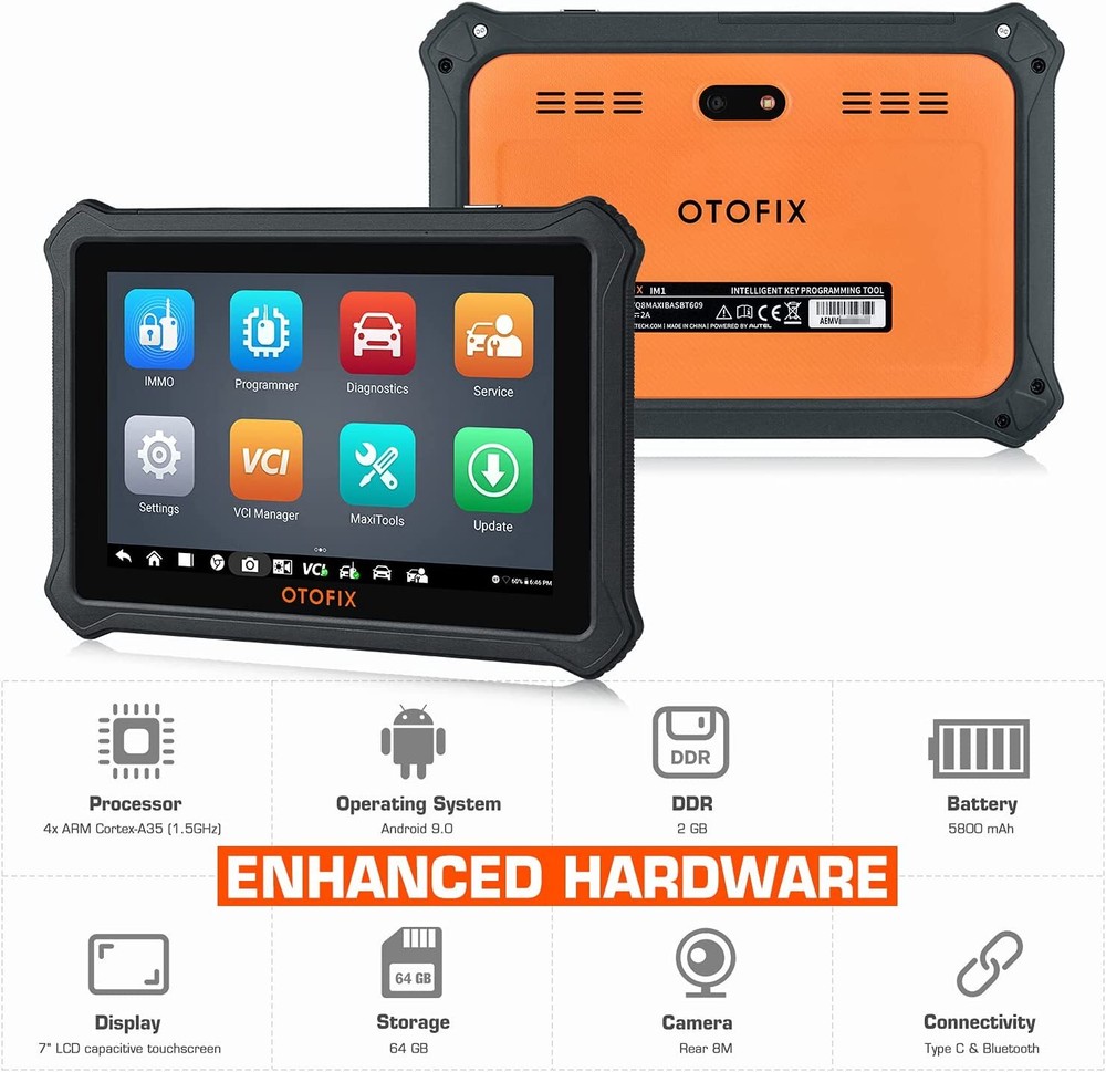 OTOFIX IM1 IMMO Key FOB Programming Tool Auto Car Full System Diagnostic Scanner