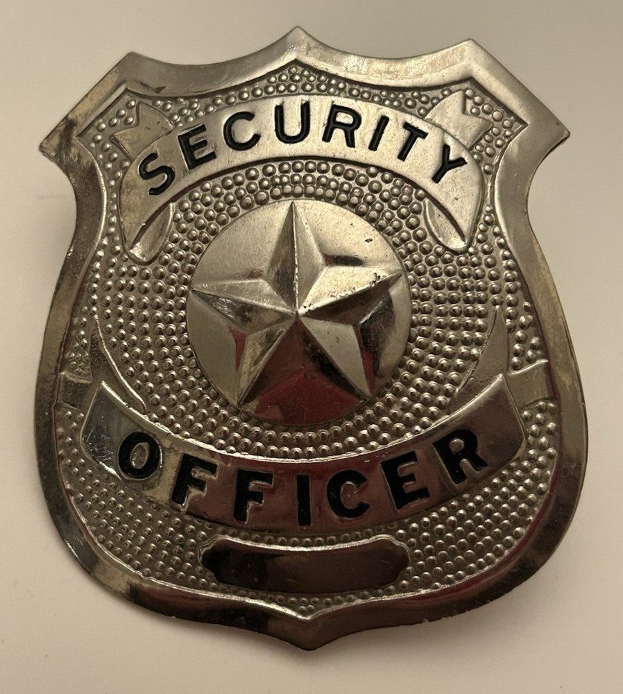 Vintage Sample Security Badge