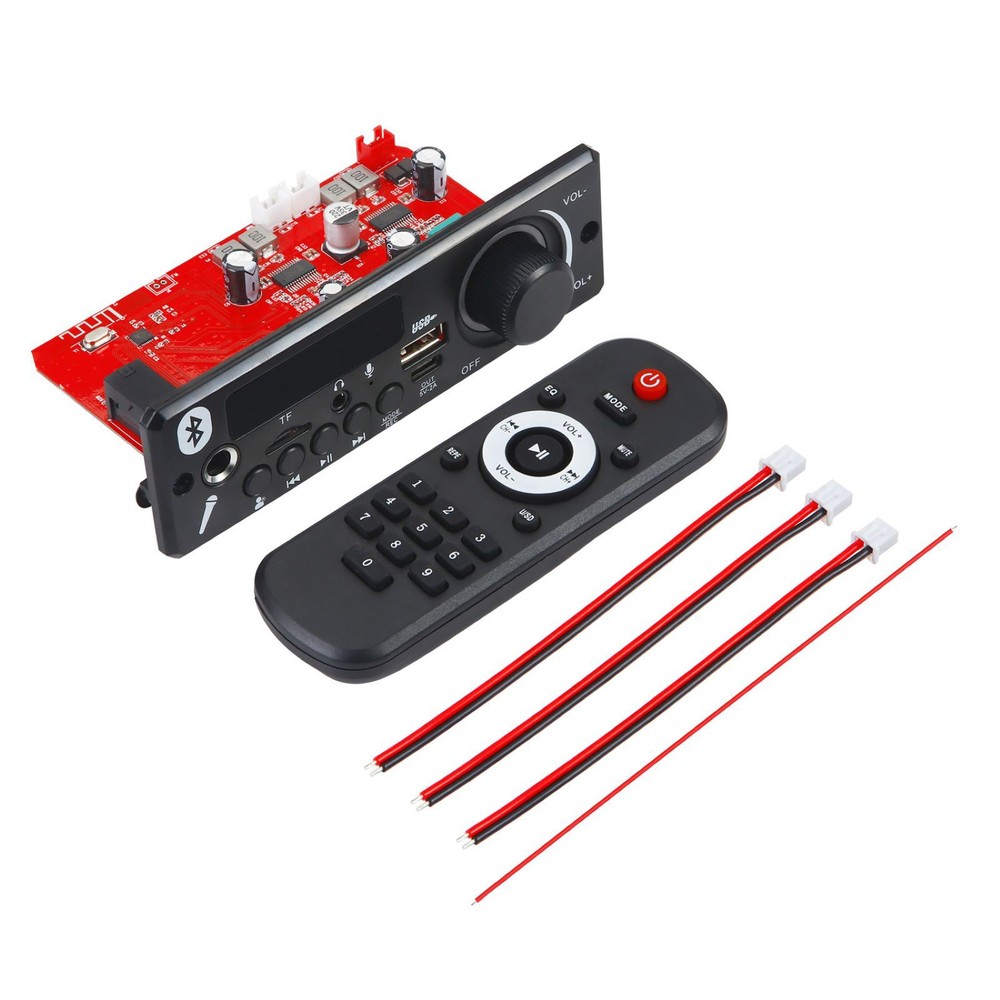 Versatile MP3 Decoder W/Radio Antenna Bluetooth 5.0 USB/TF/FM/Headphone Support