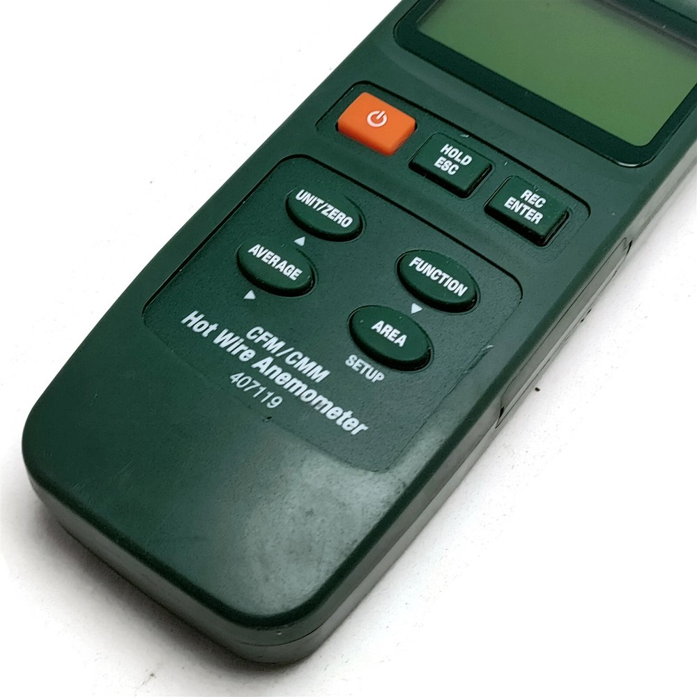 Extech Hotwire Anemometer Type 407119 without Probe. Made in Taiwan
