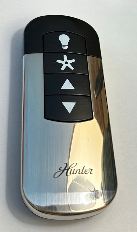 Hunter Fan - Replacement Handheld Ceiling Fan Remote Control - Silver- K6266-12
