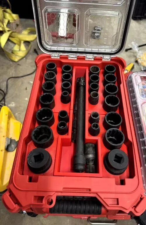 Packout Impact Socket SAE/Metric Insert for Compact Organiser (RED)