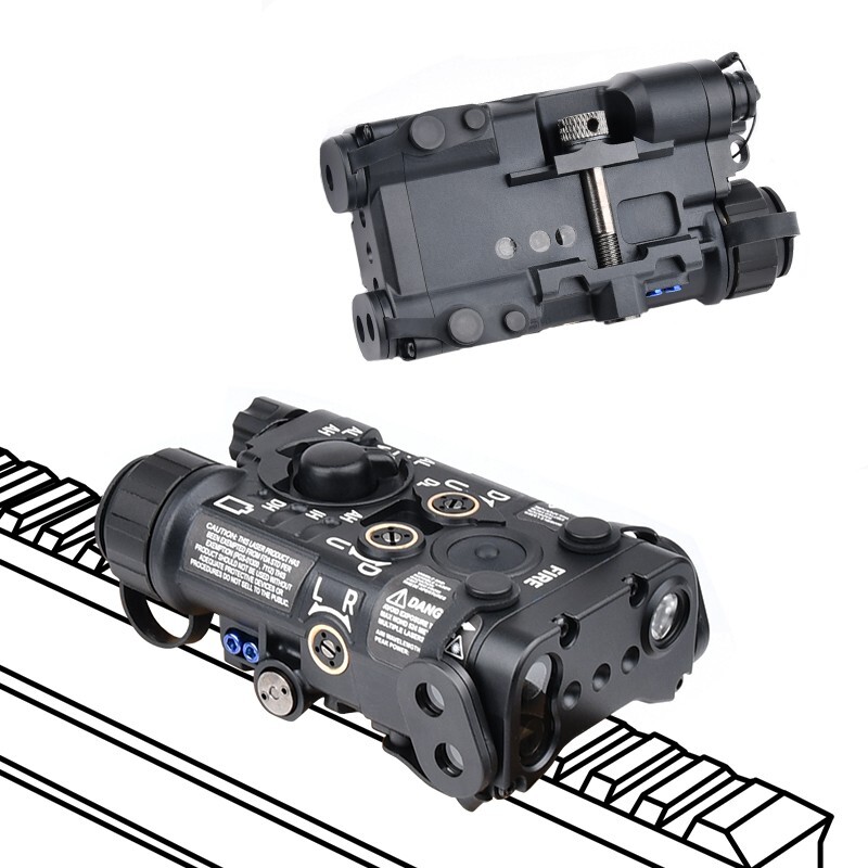 WADSN Tactical Metal NGAL Red Green Dot Laser Sight IR Ray Hunting Weapon Laser