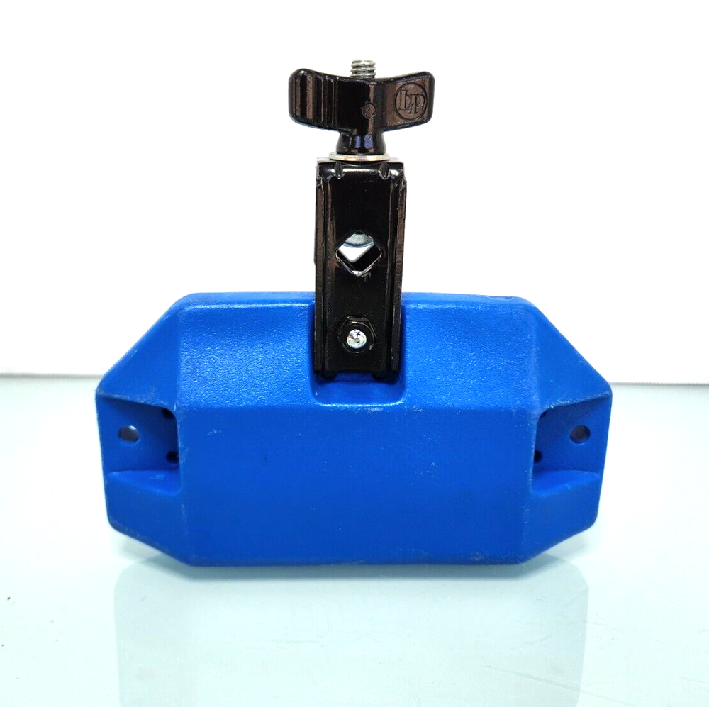 Latin Percussion Jam Block with Bracket High Pitch Blue