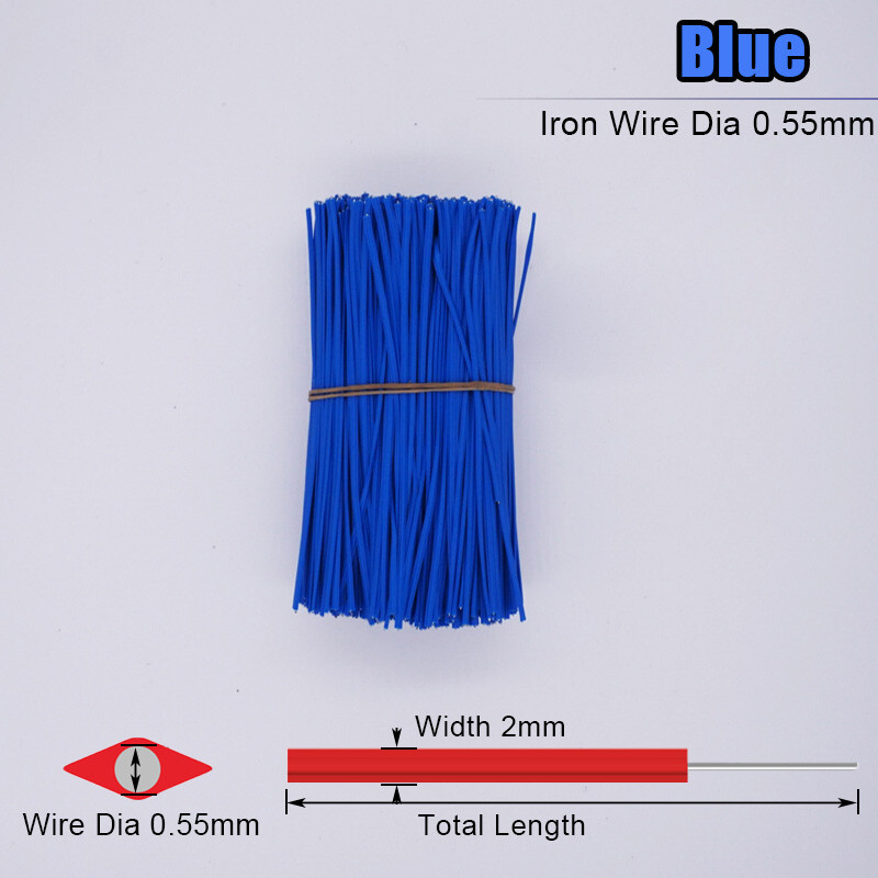 0.55mm Colorful Plant Tie Bundle Support Adjustable Garden Securing Fix Reusable