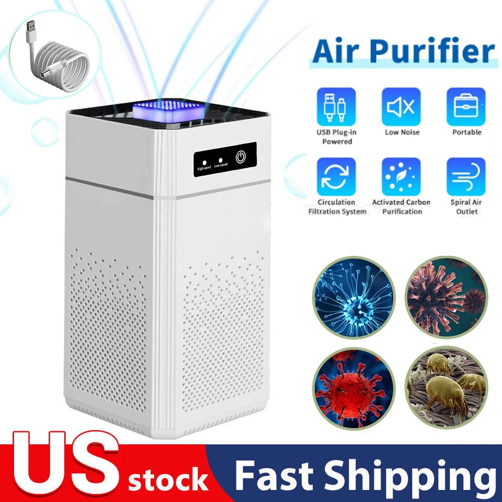 Home HEPA Air Purifier Large Room Air Cleaner for Allergies Smoke Mold Odor Dust