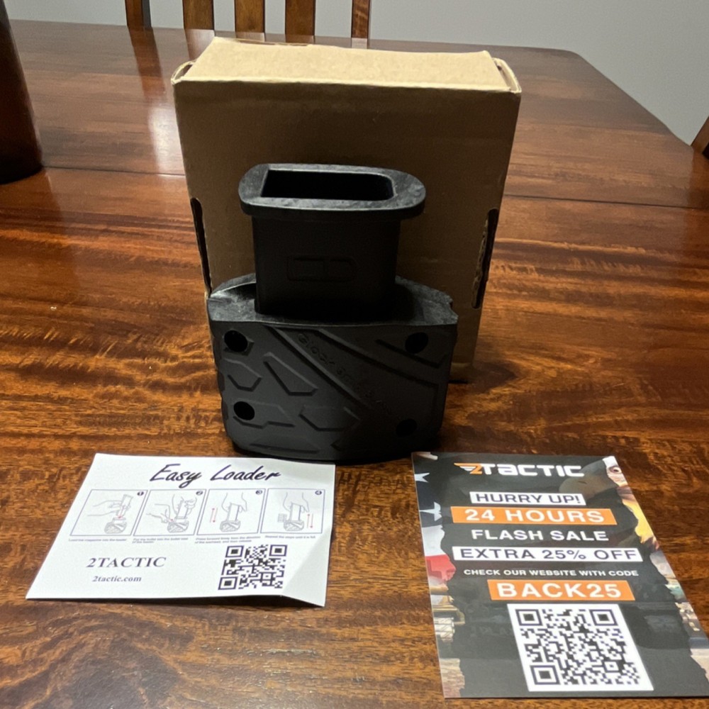 2Tactic Easy Loader Mag Loader Plastic Black Shooting 10JT256133701AZ