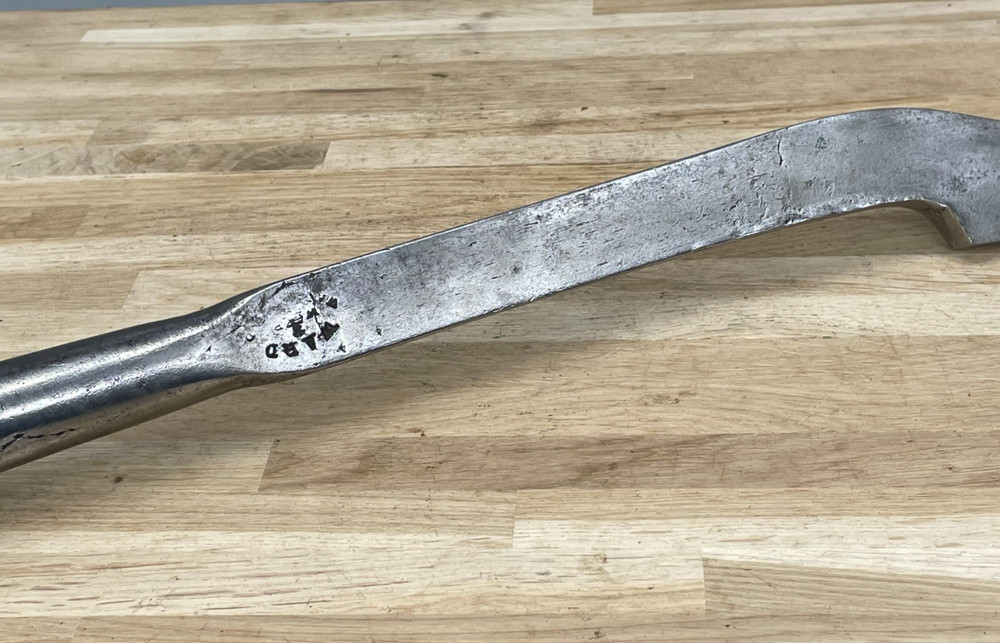 Vintage Large WARD W&P 1/2" Socketed Swan Neck Lock Mortise Chisel Old Tool