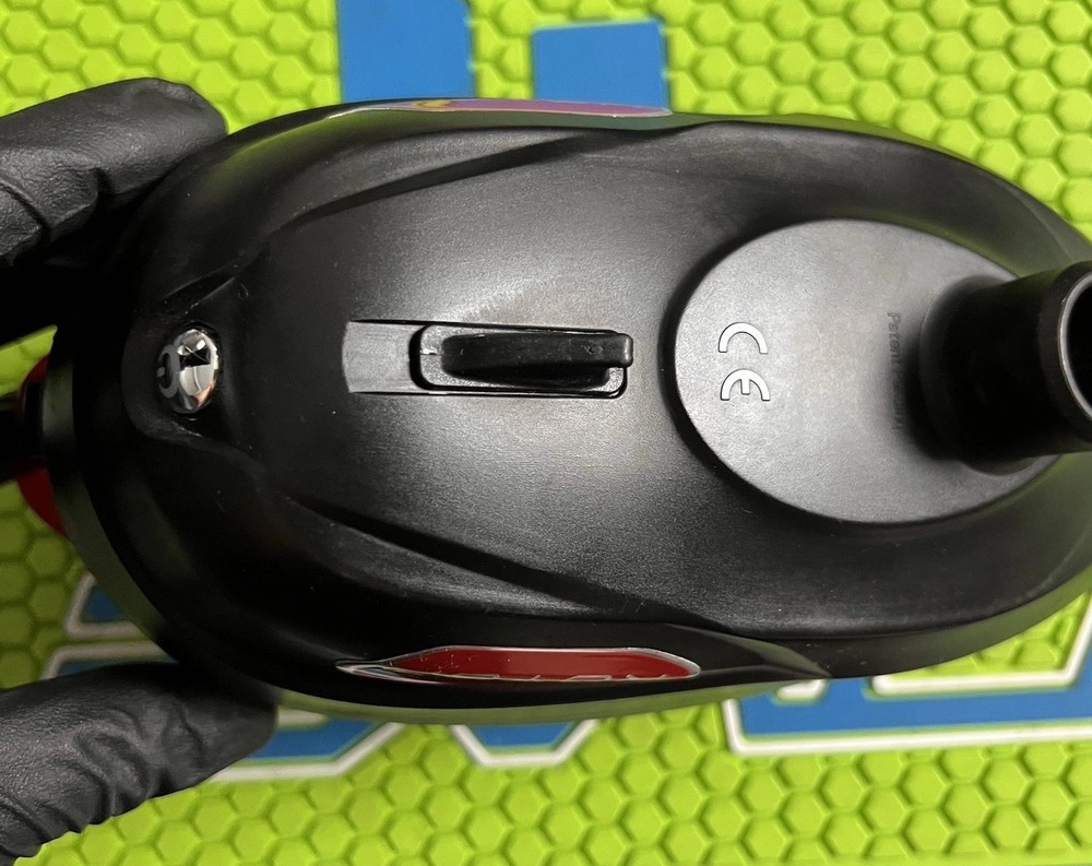 DYE ROTOR PAINTBALL LOADER HOPPER + RAIN LID - BLACK / RED - TESTED