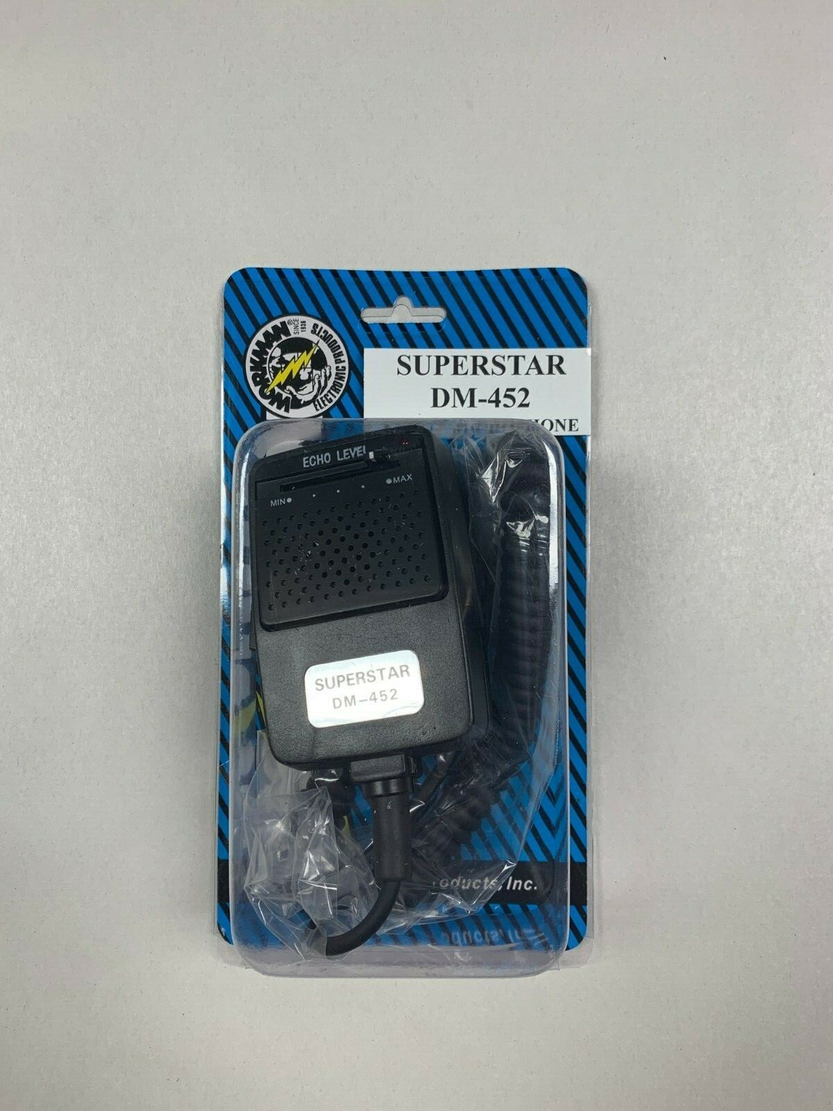 Workman DM-452 Superstar CB Radio 4-Pin Echo Power Mic Microphone Cobra Galaxy+