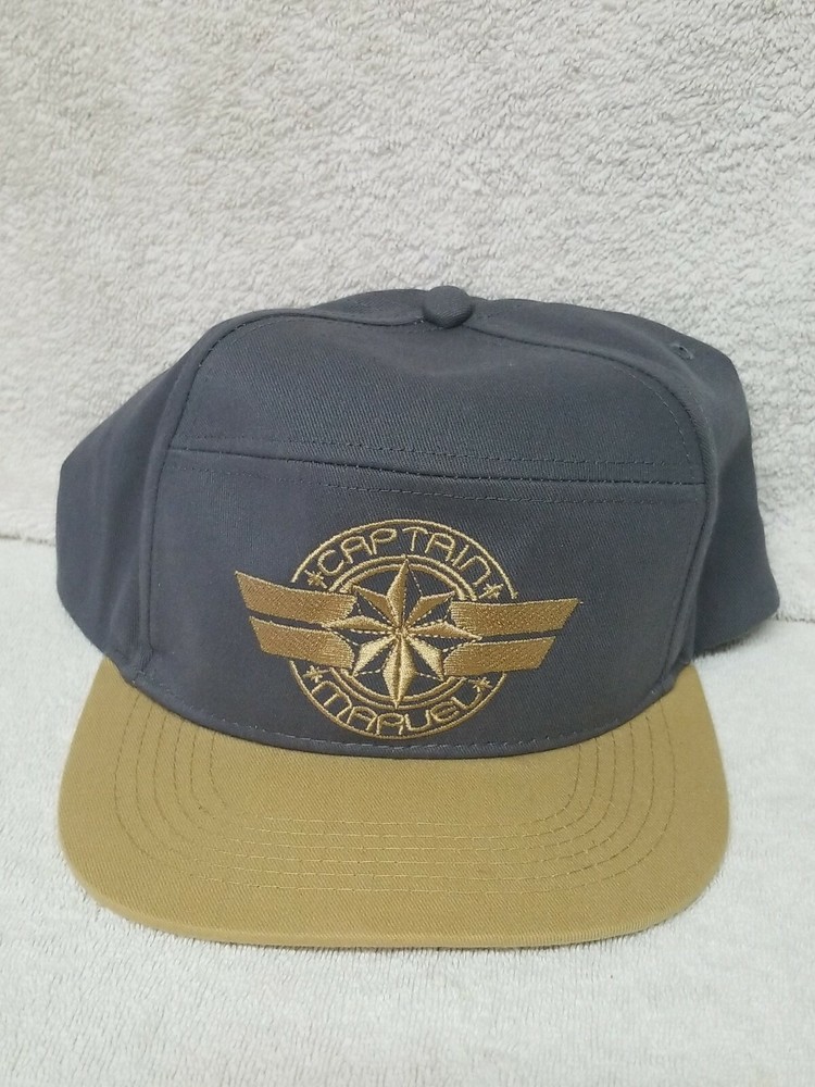 Marvel Comics Captain Marvel Baseball Cap/Hat Snap Back One Sz Fits Most *NWOT*