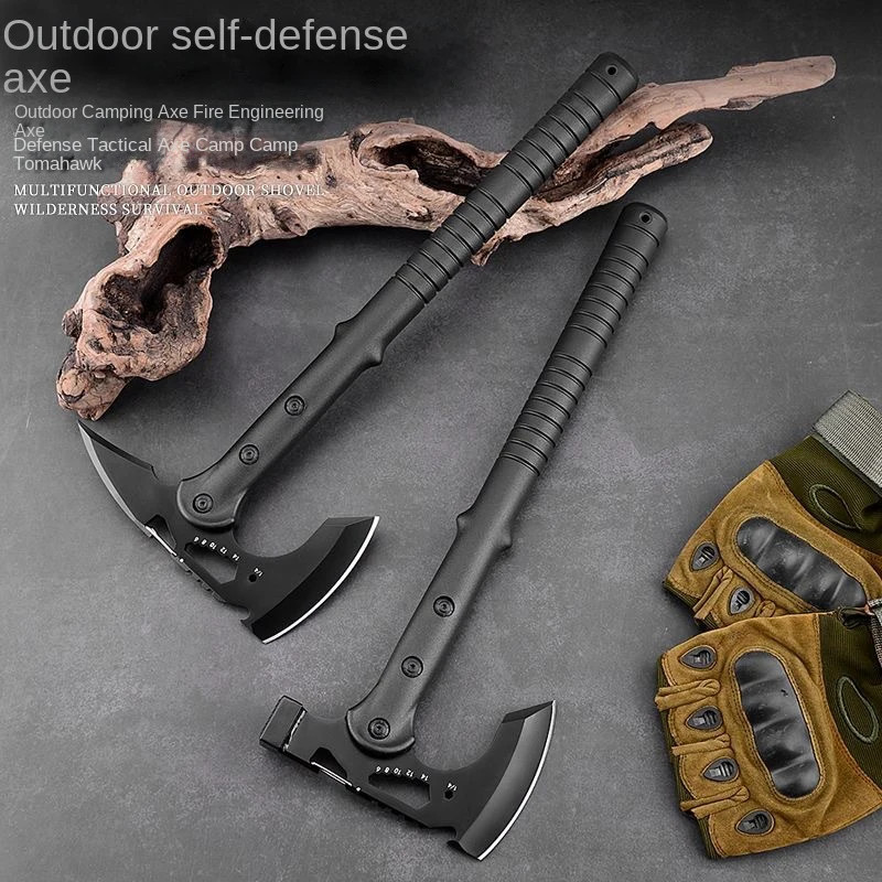 Multi-Function Devil's Assault Axe for Camping, Tactical, and Emergency Use
