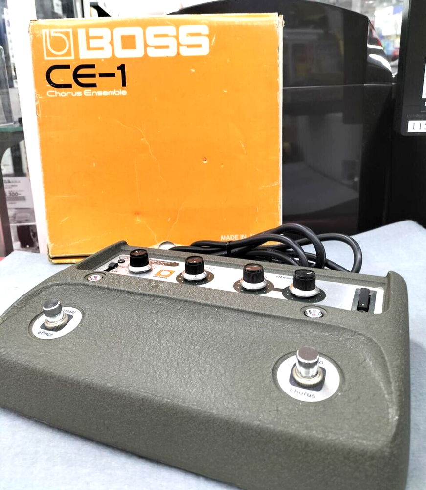 BOSS CE-1 Chorus Ensemble Effect Pedal Tested Operation Confirmed With Box