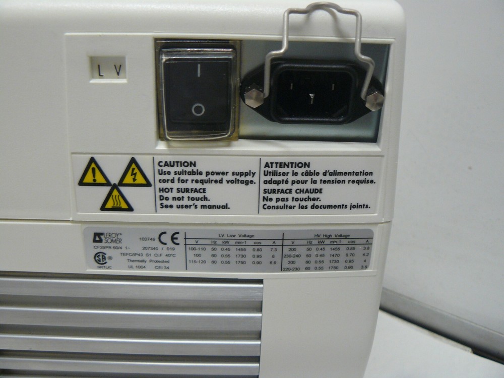 Alcatel Pascal 1005 SD Rotary Vane Pump new