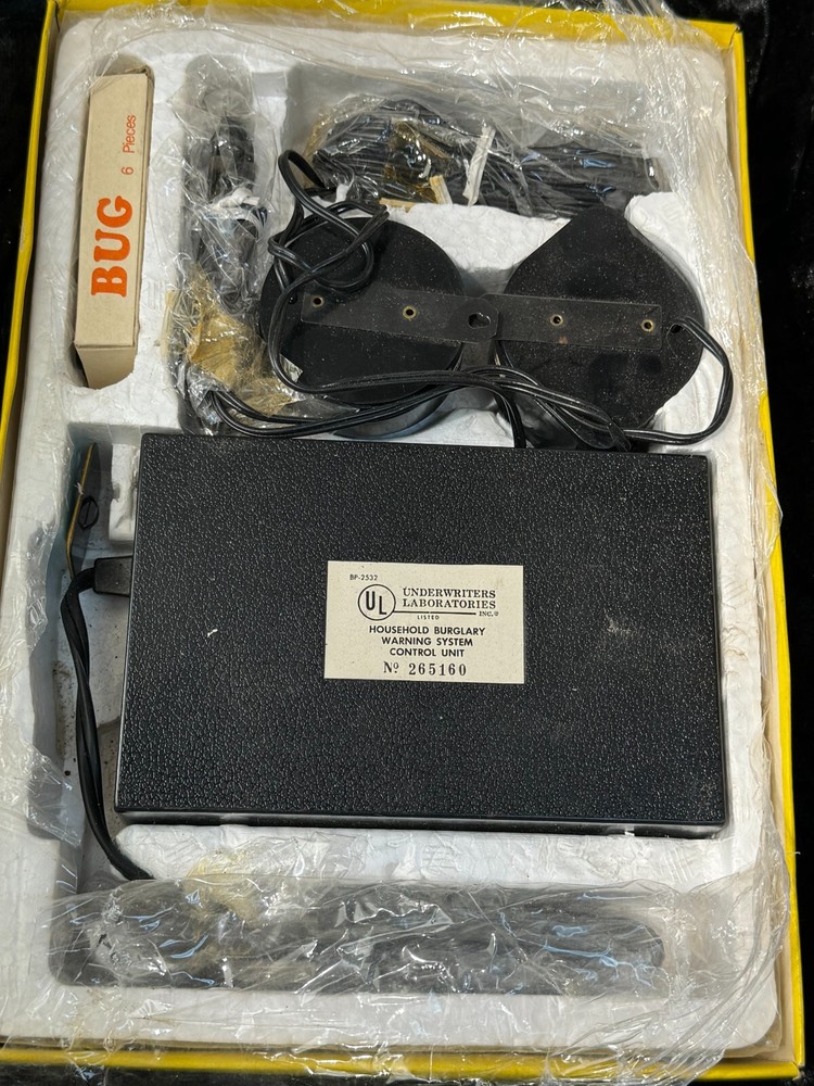 Vintage Security System The Bug - Bug A Thief Model W74