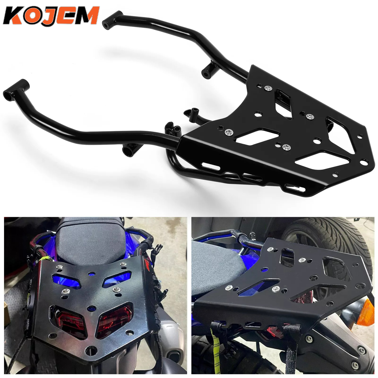 For Yamaha Tenere 700 XTZ07 Top Case Rear Luggage Rack Carrier Mount 2019-2023